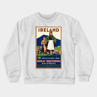 Vintage Travel - Ireland Crewneck Sweatshirt